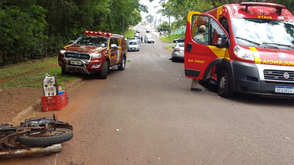 Homem de 54 anos fica ferido em colisão de trânsito nas proximidades do Zoológico