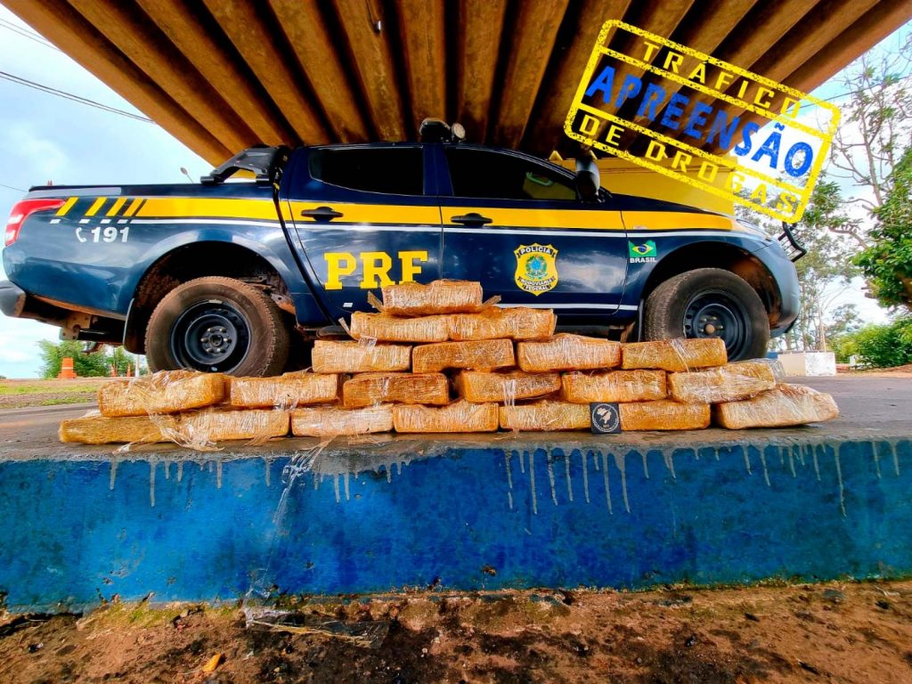 Outra carga de droga (96,04 Kg) é apreendida nas rodovias federais em Mato Grosso, pela PRF