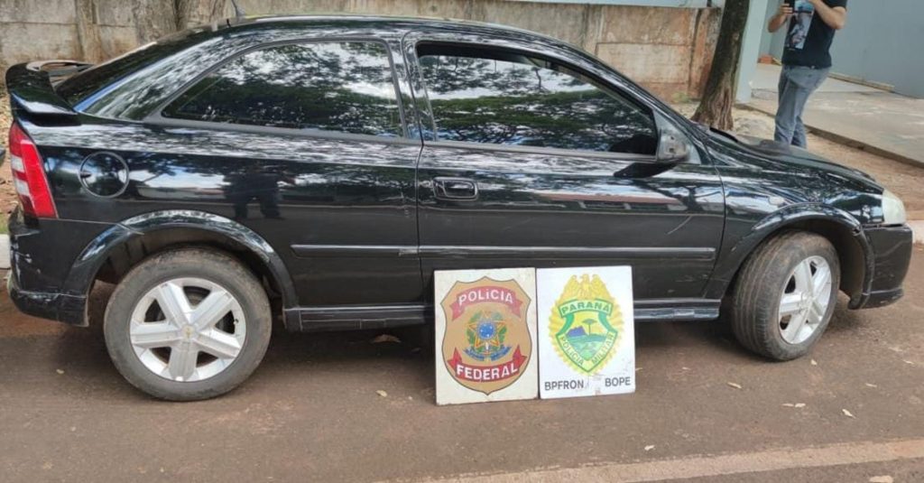 BPFron e Polícia Federal recuperam veículo e objetos roubados em Guaíra
