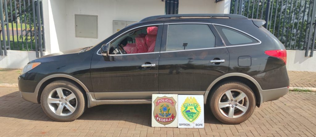 PF e BPFRON apreendem veículo carregado com cigarro paraguaio