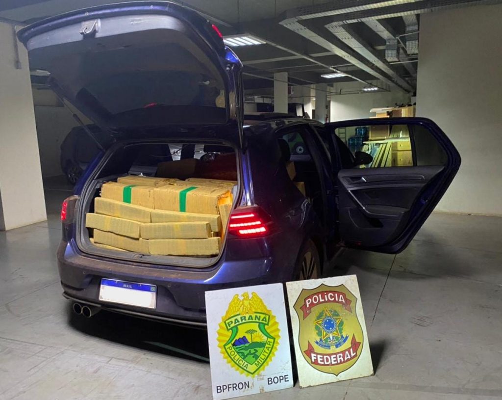PF e BPFRON realizam nova apreensão de veículo carregado com maconha