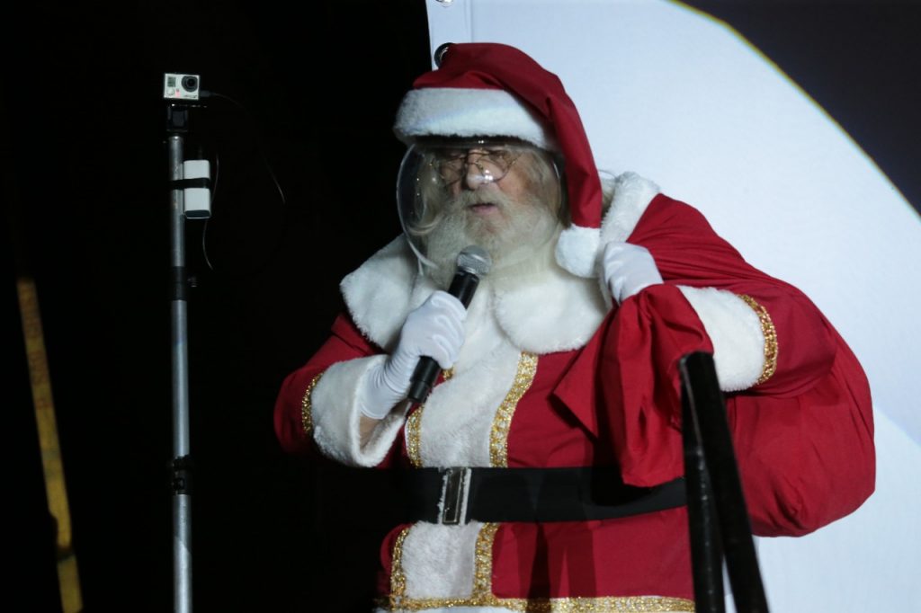 Papai Noel estará em Junivópolis neste sábado para a abertura do Natal da Vida 2021 no interior