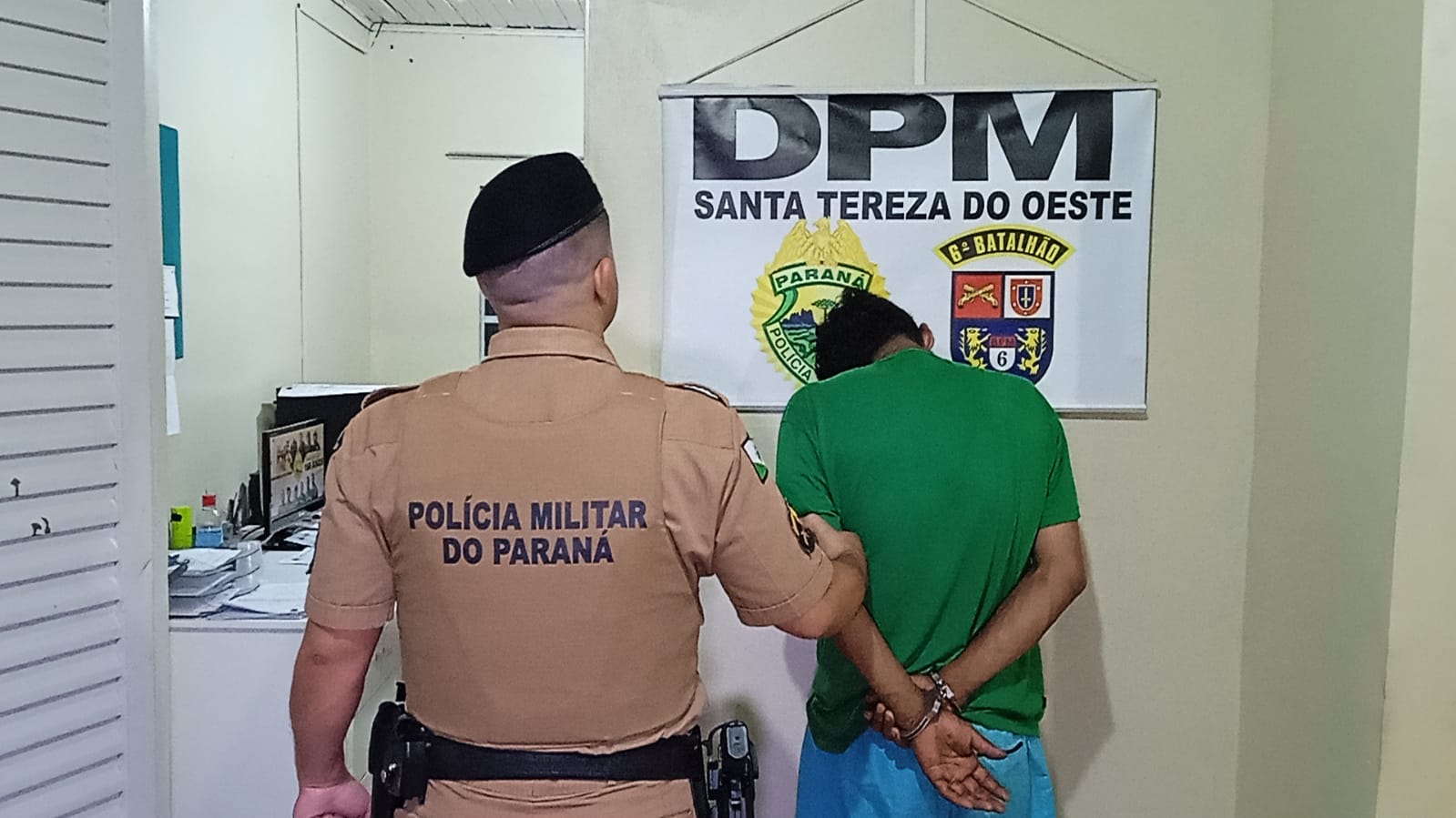 Homem que espancou casal de idosos em Santa Tereza é preso pela PM