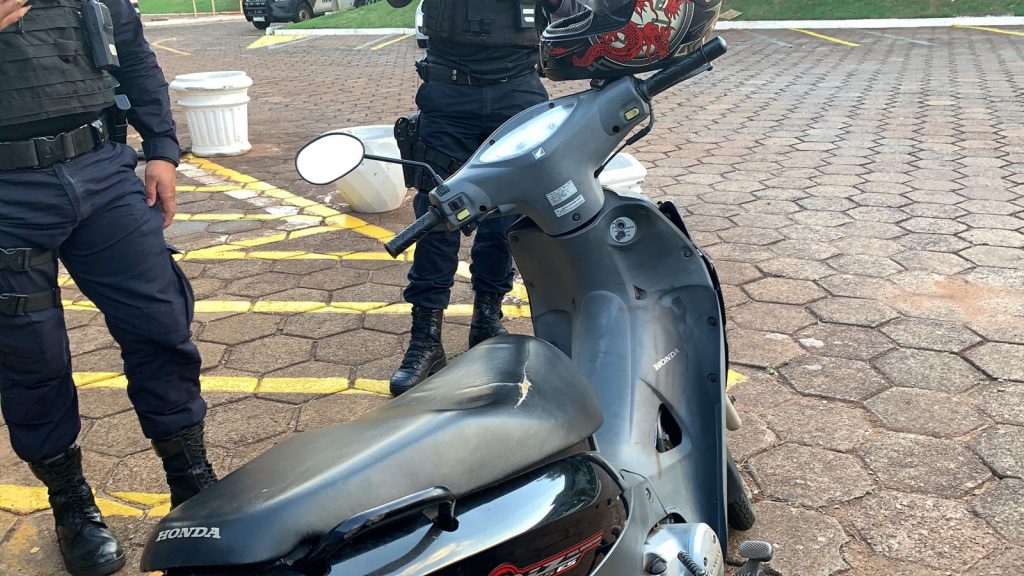 GM localiza Honda Biz que havia sido furtada na Rua Paraná em Cascavel