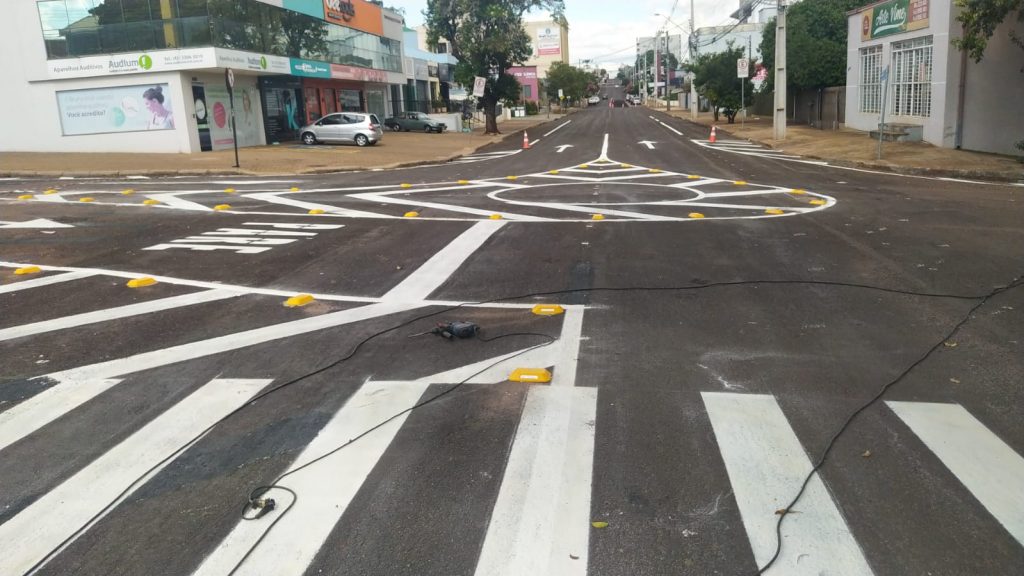Atenção condutores: nova sinalização no cruzamento da Rua Maranhão com a Rua Sete de Setembro