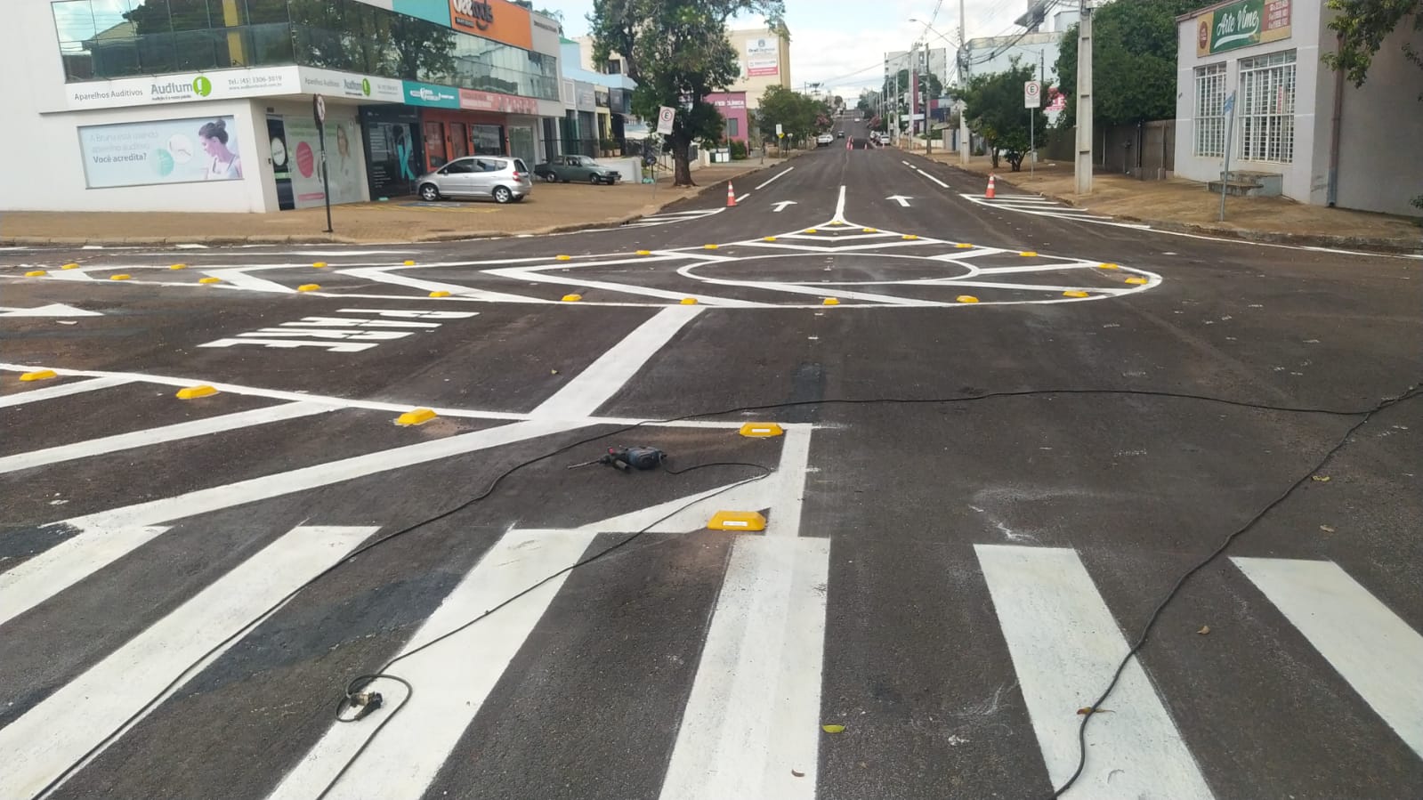 Atenção condutores: nova sinalização no cruzamento da Rua Maranhão com a Rua Sete de Setembro Imagem referente a Atenção condutores: nova sinalização no cruzamento da Rua Maranhão com a Rua Sete de Setembro