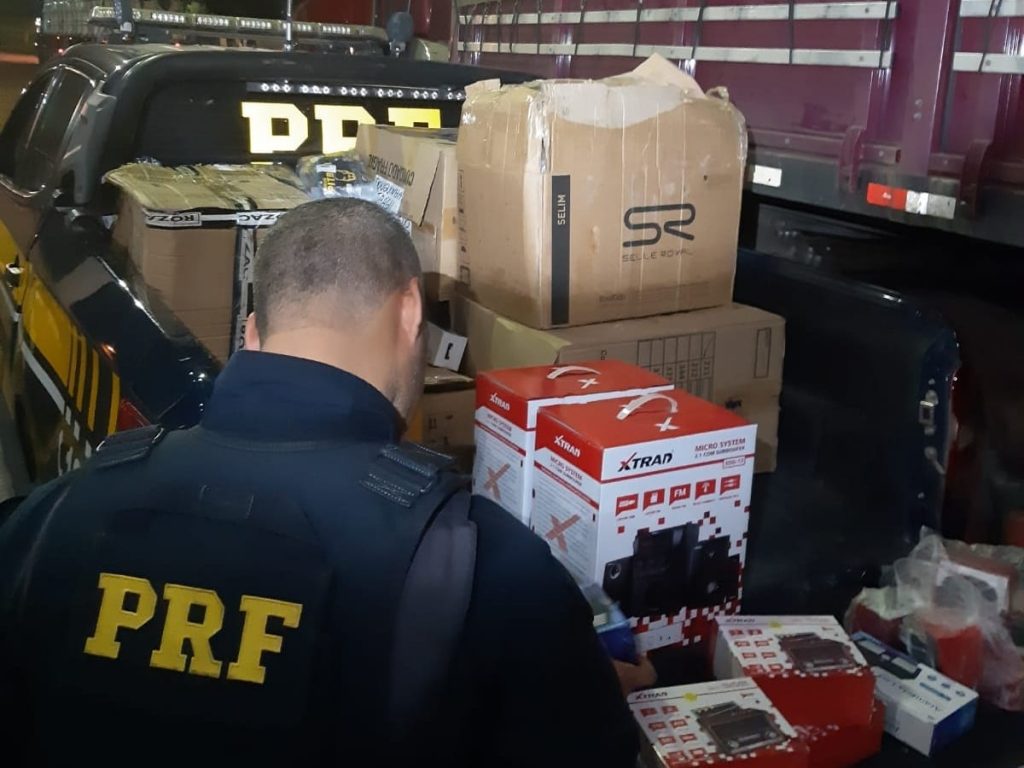 PRF apreende mais de 400 produtos sem nota fiscal, em Dom Eliseu/PA
