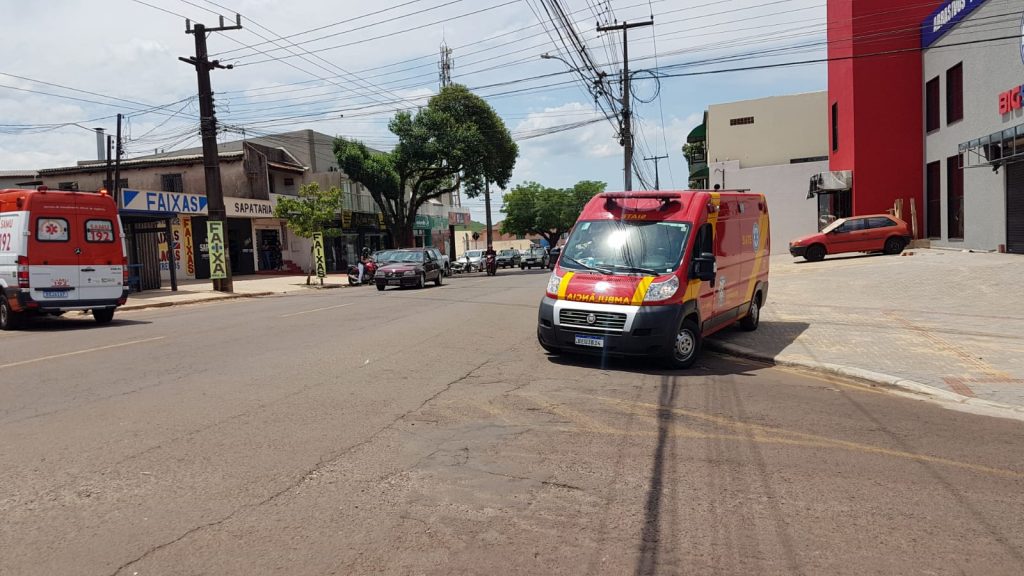 Siate é acionado em queda de plano elevado na Rua Jacarezinho, mas Samu assume a ocorrência