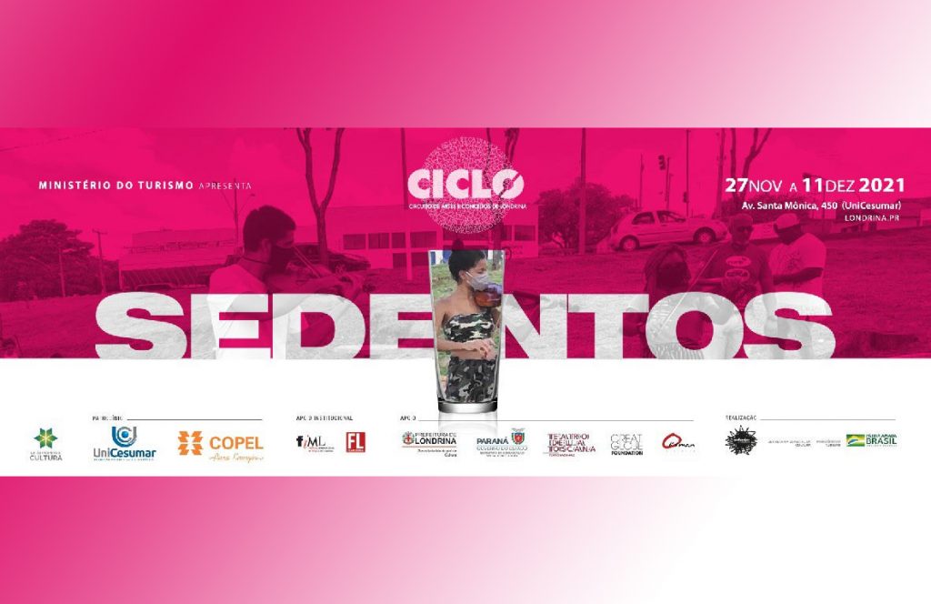 Iniciativa CICLO – Sedentos promove atividades culturais até o dia 11 Iniciativa CICLO – Sedentos promove atividades culturais até o dia 11