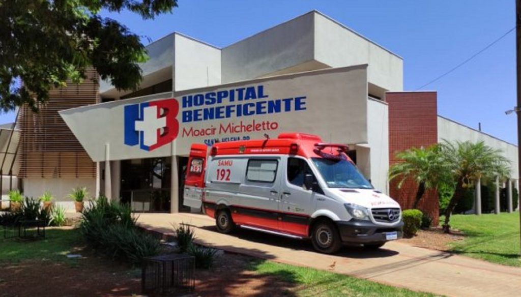Acidente de trabalho: homem ferido com serra circular é socorrido pelo SAMU em Santa Helena