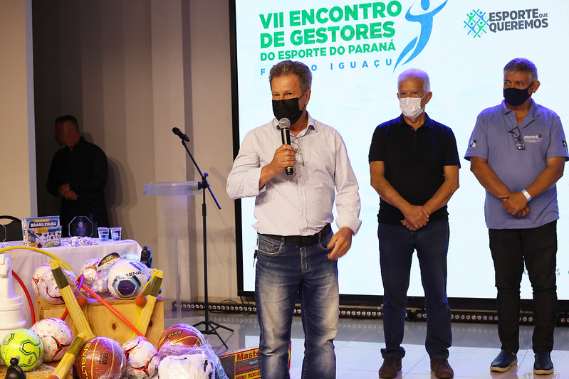 Esporte como ferramenta para mudança de vida abre debate do Encontro de Gestores do Esporte do Paraná, em Foz do Iguaçu