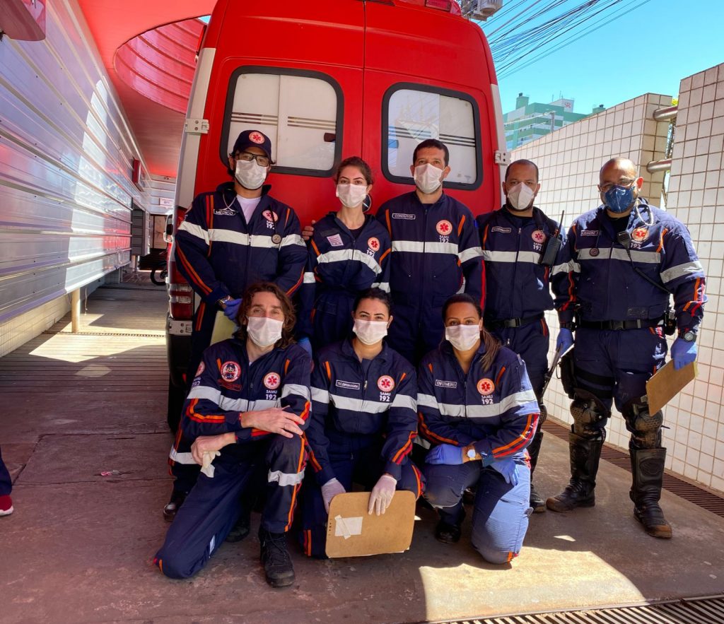 Socorristas do Samu reanimam trabalhador da construção civil vítima de infarto