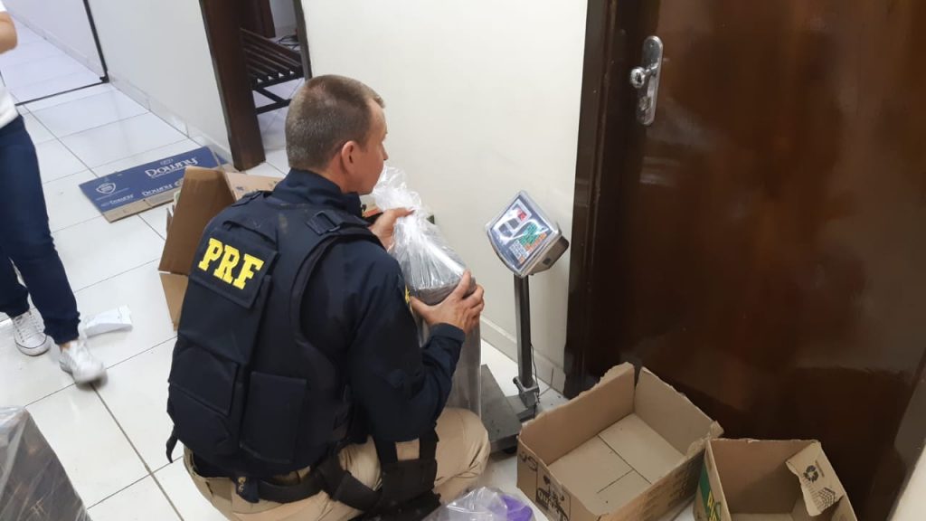 PRF apreende quase 200 quilos de maconha na região dos Campos Gerais do Paraná