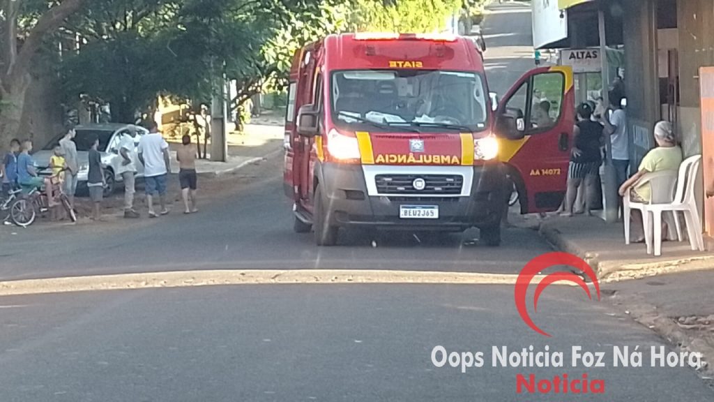 Criança é atropelada por automóvel no Bairro Portal da Foz, em Foz do Iguaçu