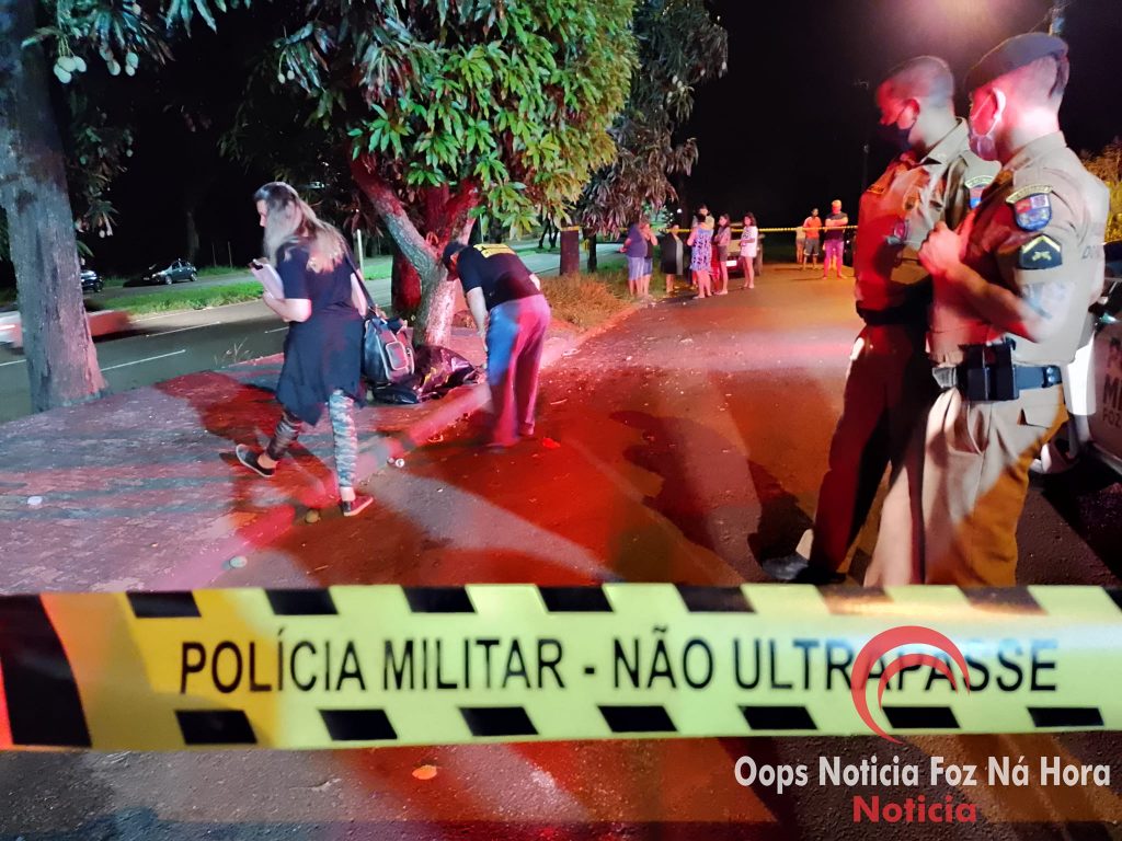 Homem é executado a tiros em via pública no Bairro Jardim Paraná, em Foz do Iguaçu