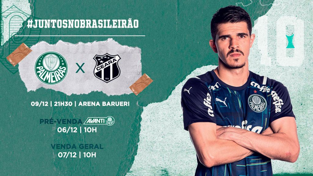 Palmeiras x Ceará: informações sobre venda de ingressos