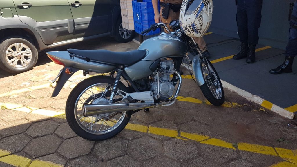 Em trabalho ágil, GM localiza motocicleta furtada antes mesmo do proprietário se dar conta do furto