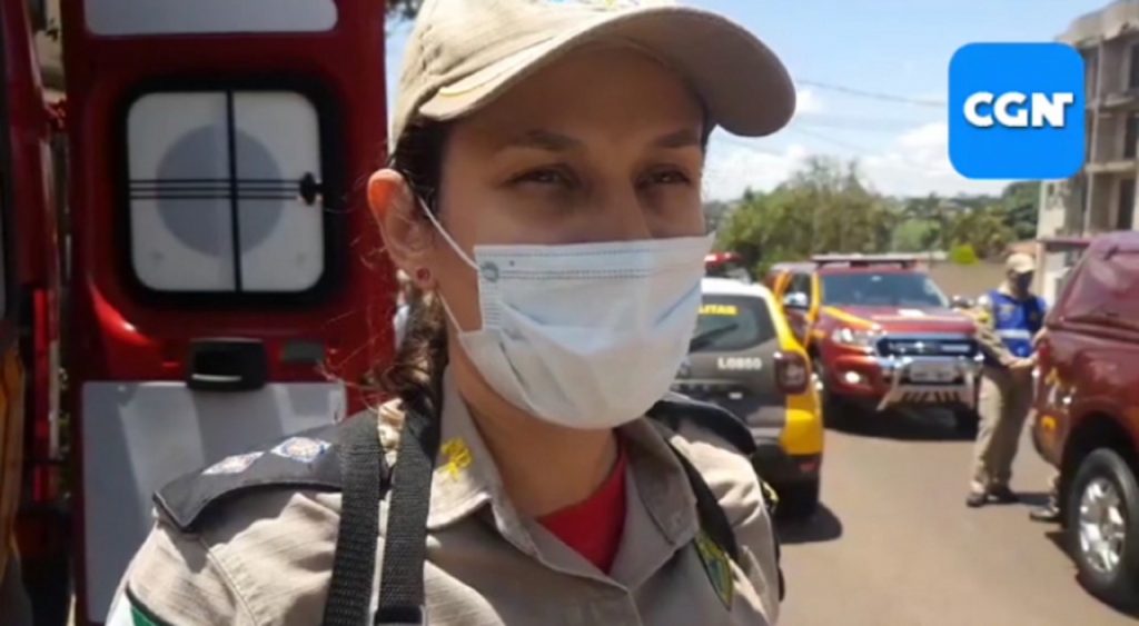 Corpo de Bombeiros aponta que vítima ferida a tiro na Rua Marechal Cândido Rondon está sem risco à vida
