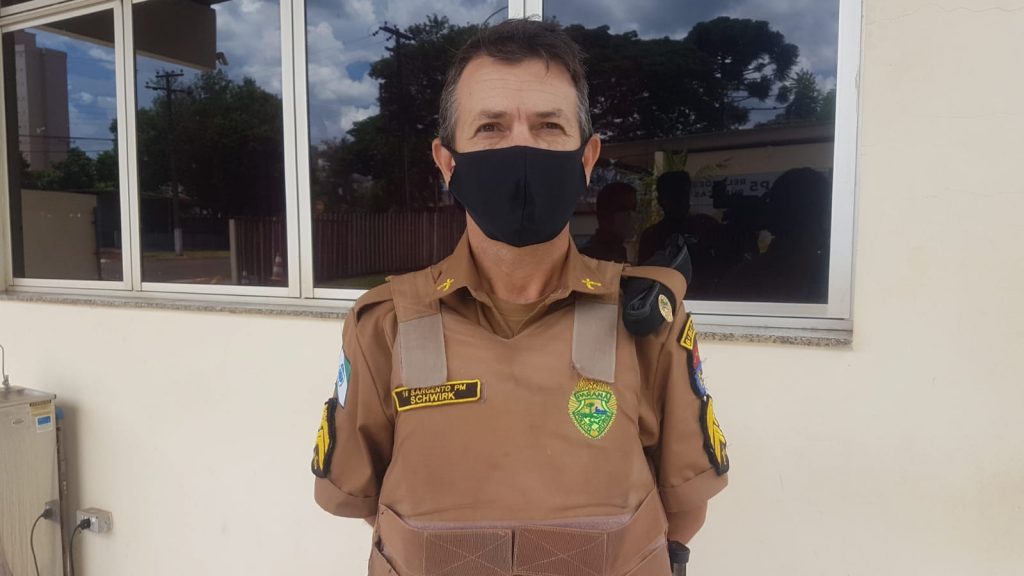 PM fala sobre corpo carbonizado encontrado dentro de automóvel na BR-163, em Cascavel