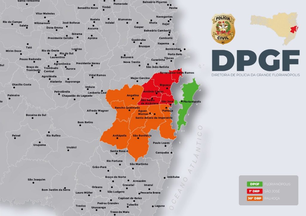 Conheça a Diretoria de Polícia da Grande Florianópolis da Polícia Civil