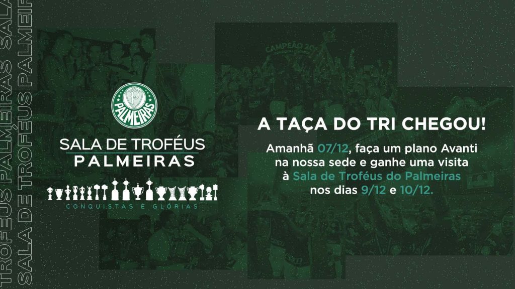 Ação na sede do Avanti presenteará torcedores do Verdão