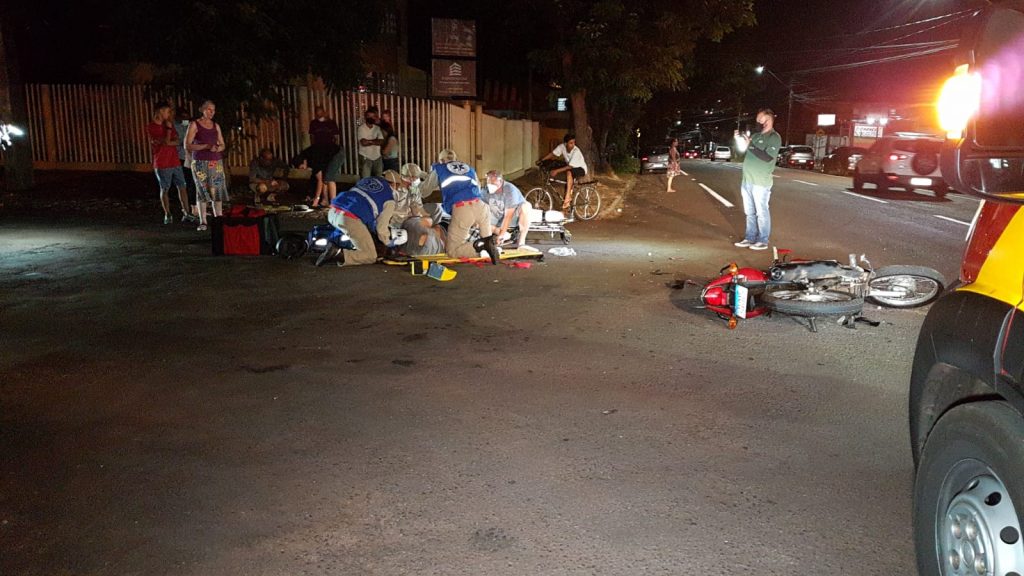 Motociclista fica ferido em colisão de trânsito na Vila Tolentino; Siate foi mobilizado