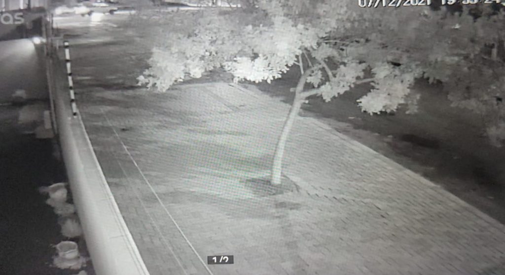 Câmera registra colisão que deixou entregador de pizzas ferido na Vila Tolentino