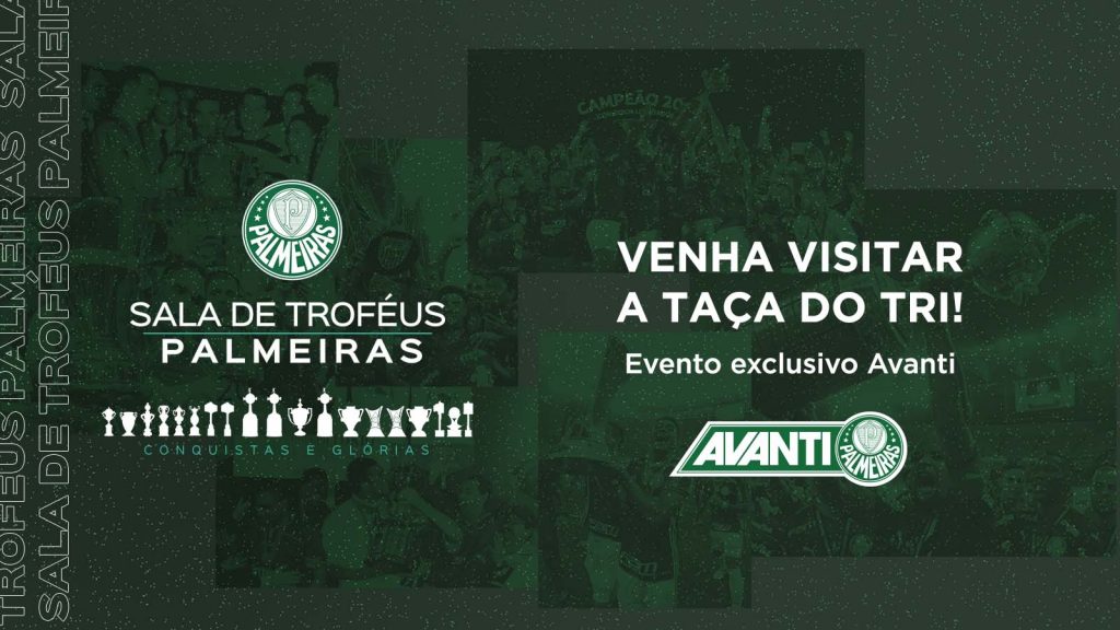 Sócio Avanti terá oportunidade de visitar Sala de Troféus no Allianz Parque