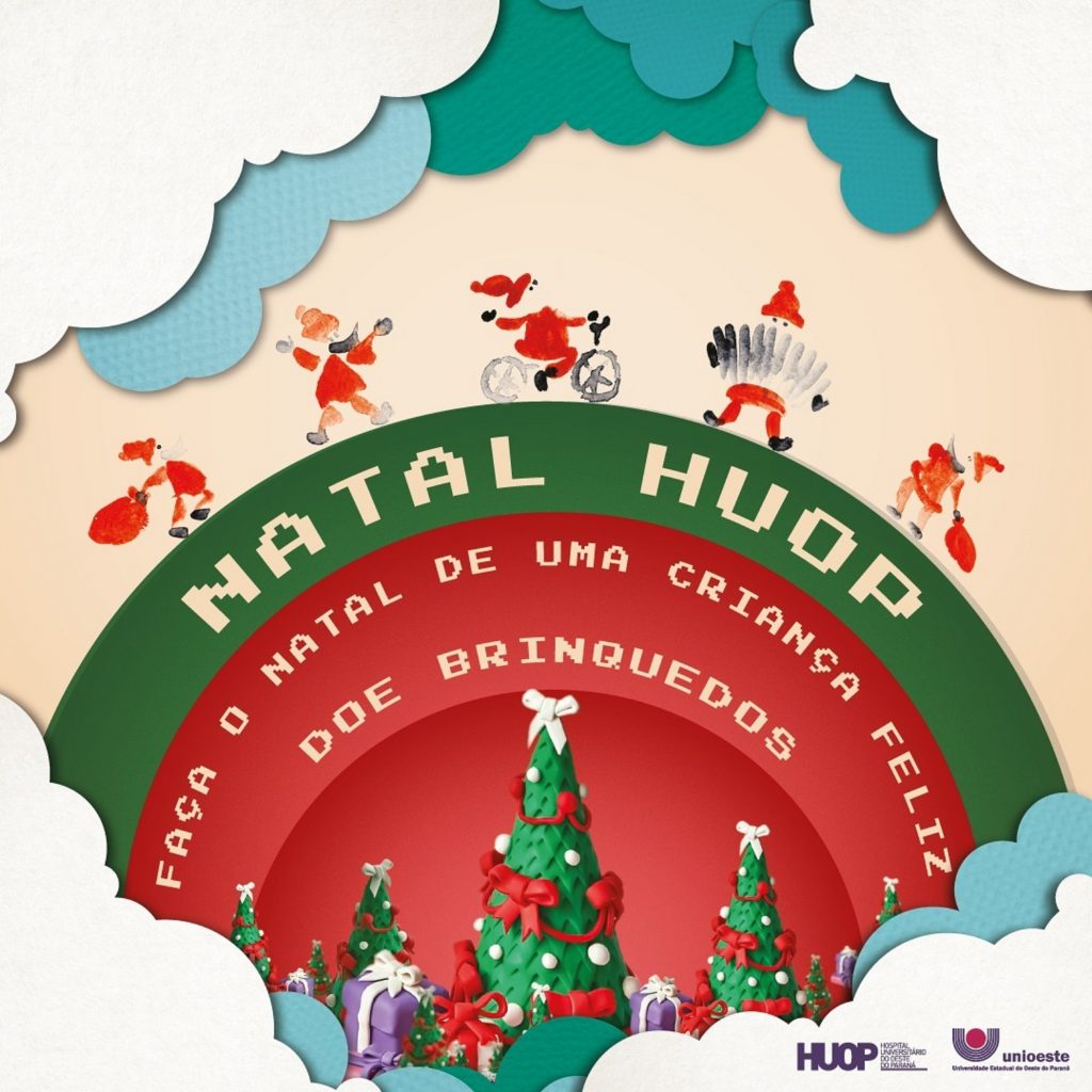 Natal Huop: Hospital arrecada brinquedos e materiais didáticos para as crianças