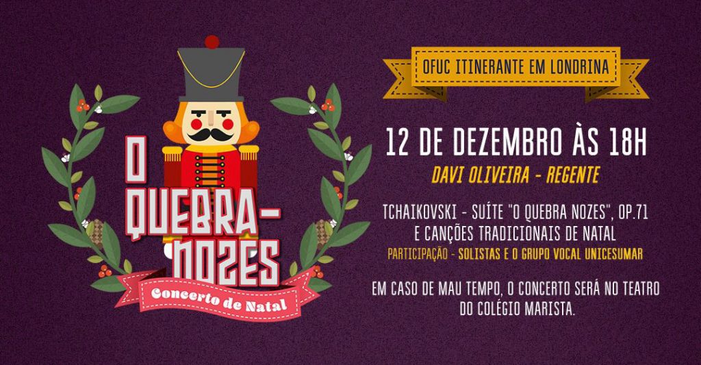 Orquestra Filarmônica da Unicesumar traz “O Quebra-Nozes”