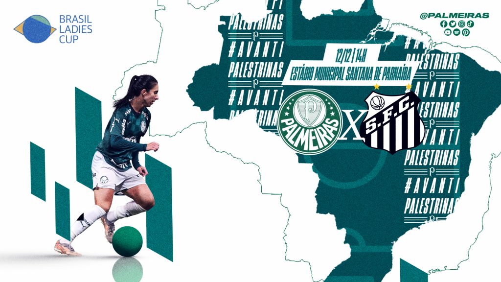 Em Santana de Parnaíba, Palestrinas estreiam na Ladies Cup com clássico diante do Santos