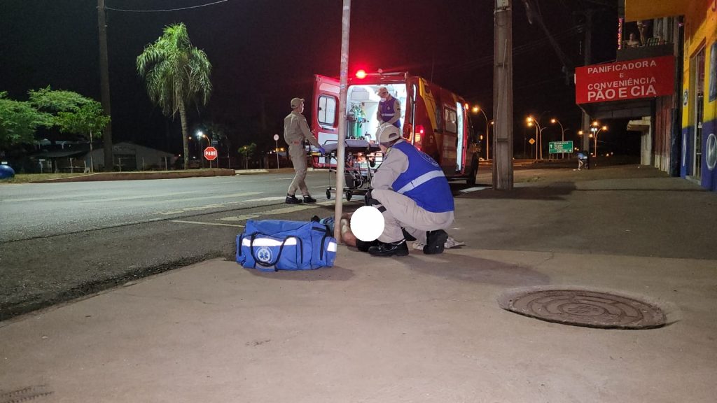 Siate atende homem que sofreu queda no Bairro Brasmadeira