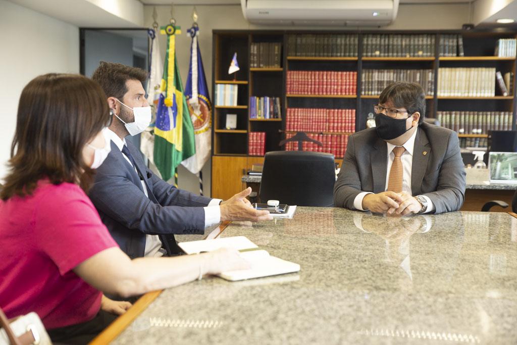 Luciano Mattos recebe a visita do presidente da Agenersa para tratar da fiscalização das novas concessões da agência