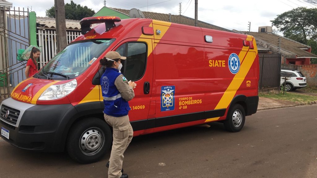 Mulher fica ferida ao sofrer queda no Bairro Periolo, em Cascavel