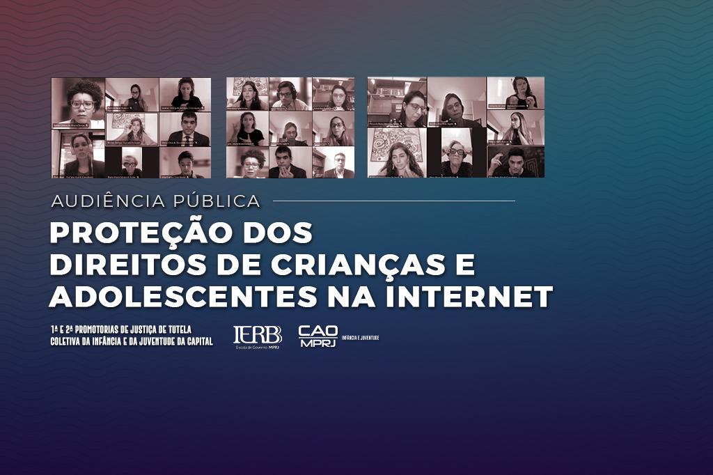 MPRJ realiza audiência pública sobre a proteção dos direitos de crianças e adolescentes na internet