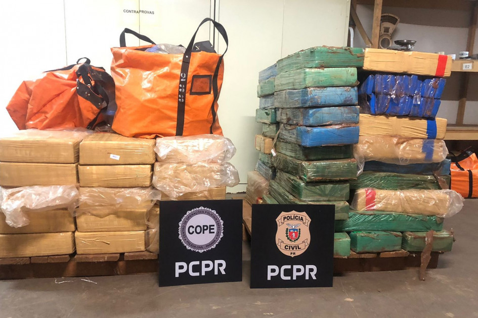 OPERAÇÃO HÓRUS: PCPR e PF apreendem 1 tonelada de maconha em Santa Helena