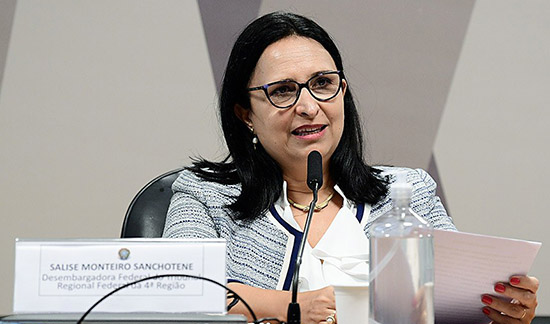 Desembargadora Salise Monteiro Sanchotene tem indicação para o CNJ aprovada pelo Senado