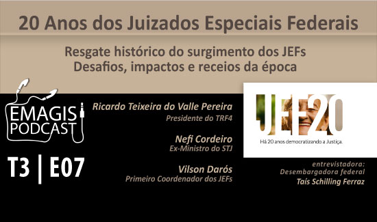 Podcast resgata história dos Juizados Especiais Federais