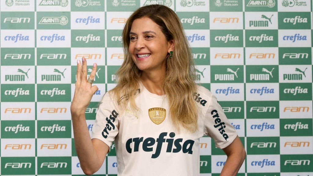 Leila Pereira projeta mandato no Palmeiras e confirma permanência de Abel Ferreira
