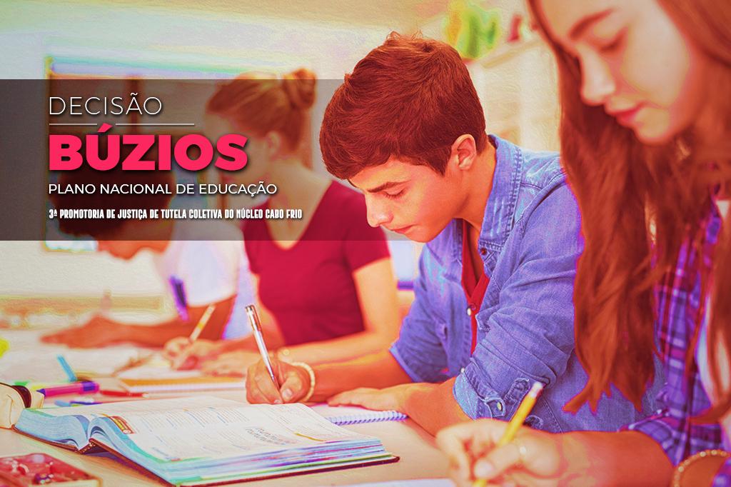 MPRJ obtém decisão para que Município de Búzios estadualize ensino médio, para cumprir Lei de Diretrizes e Bases da Educação