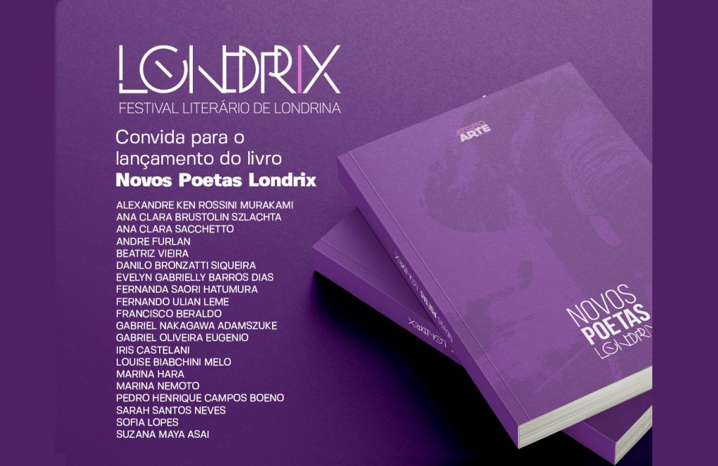 Livro Novos Poetas Londrix será lançado neste sábado (18)