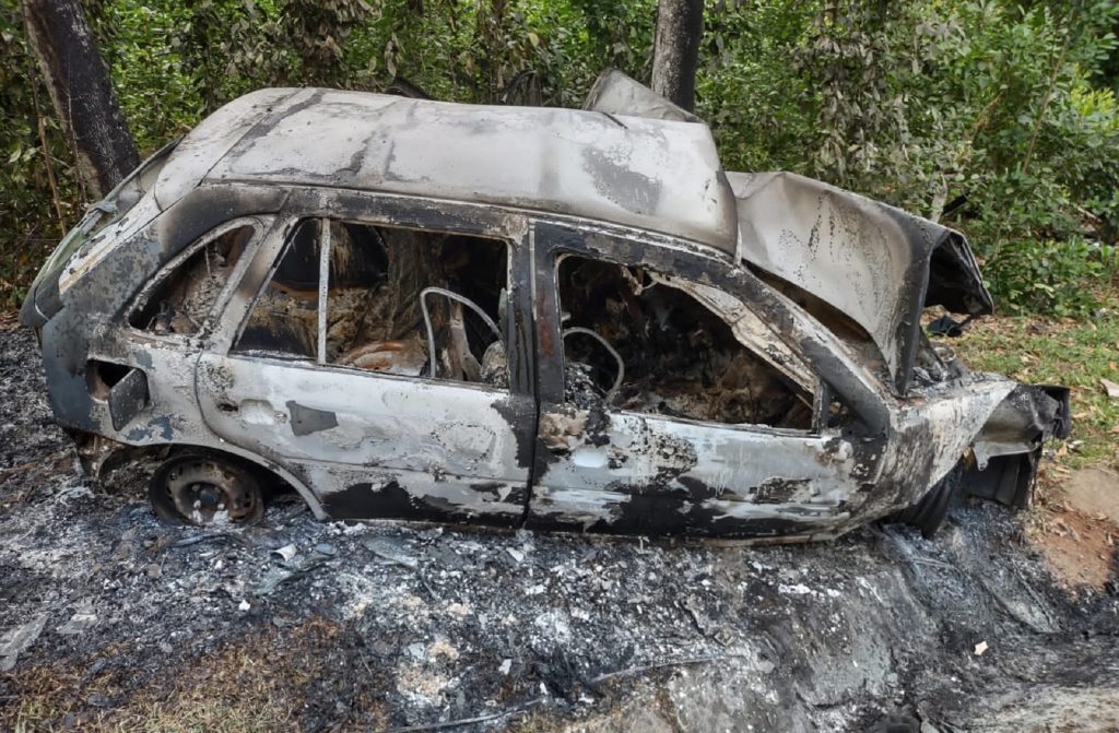 Grave colisão entre Gol e Astra mata duas pessoas na PR-522 em Imbituva