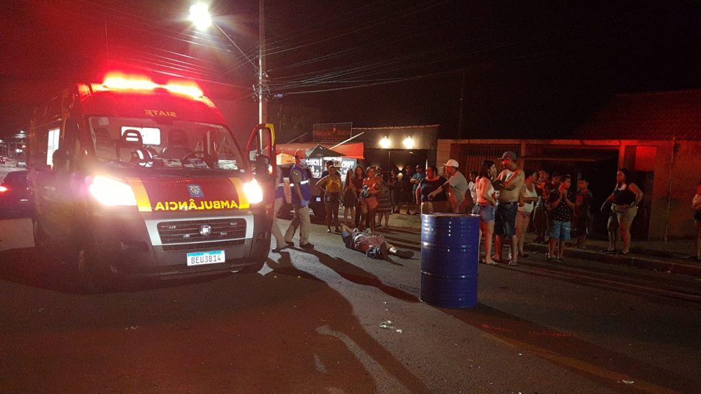 Homem sofre fratura em fêmur ao ser atropelado por moto no Bairro Brasmadeira