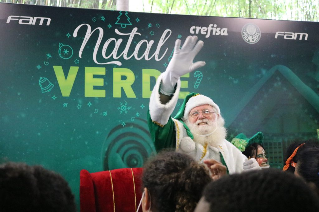 Fim de semana é marcado pela chegada do Natal no clube social do Verdão