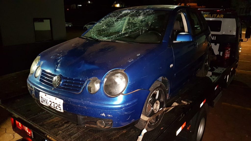 Carro que atropelou motociclistas no Universitário é encontrado pela PM