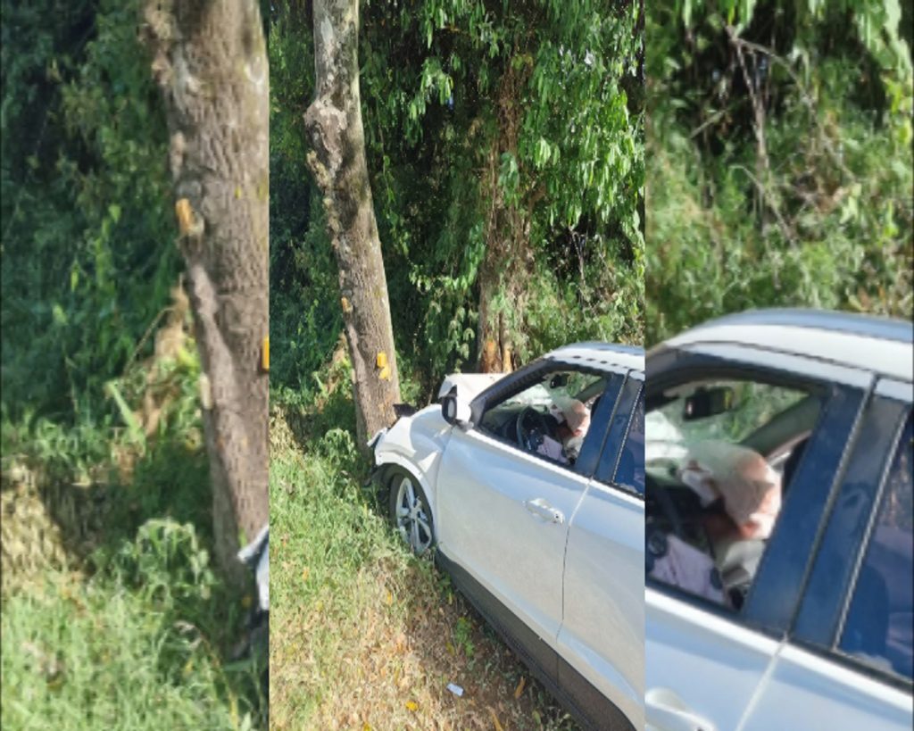 Carro furtado em Canoas e com placas clonadas é abandona acidentado na BR-277