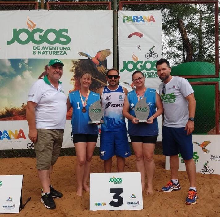 Foz Vôlei de Praia encerra o calendário de competições de 2021 com medalhas no Campeonato Paranaense
