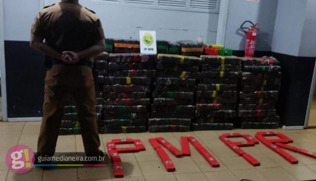 Policia Militar de Missal apreende mais de uma tonelada de maconha Policia Militar de Missal apreende mais de uma tonelada de maconha