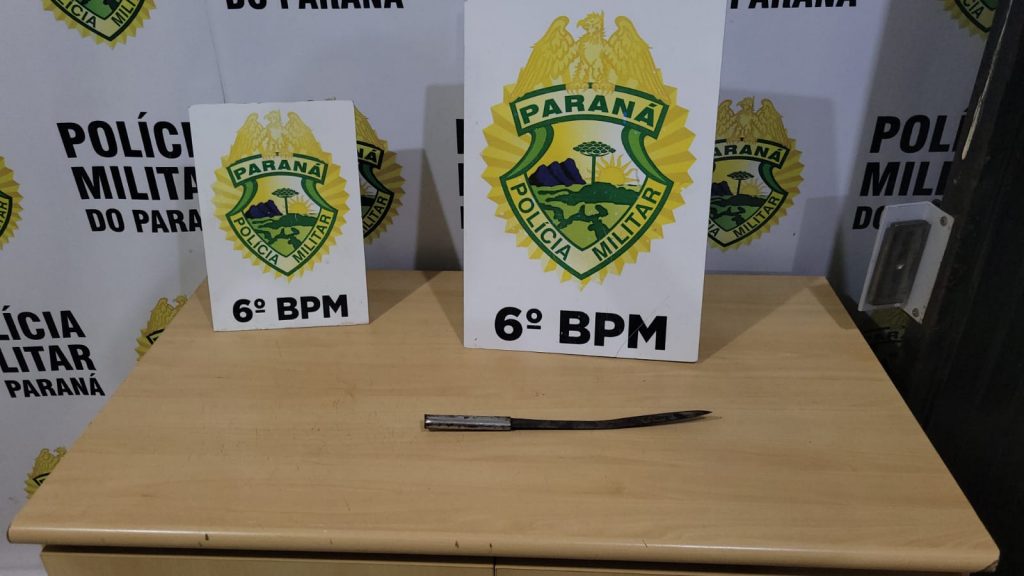 Por dívida de R$ 25, vizinho esfaqueia gestante e quebra o maxilar e a costela do marido dela; autor foi preso pela PM
