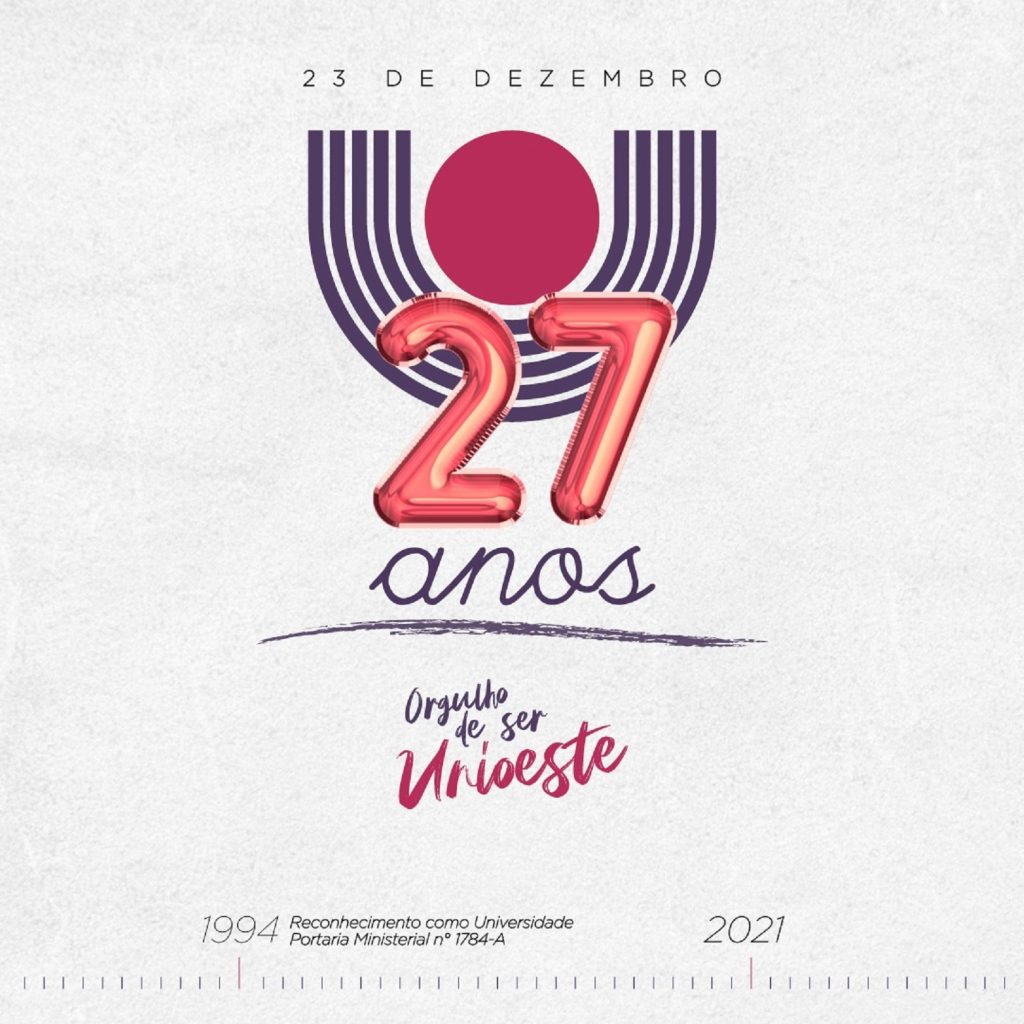 Unioeste comemora 27 anos de reconhecimento